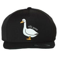 Silly Goose Funny Wool Snapback Cap