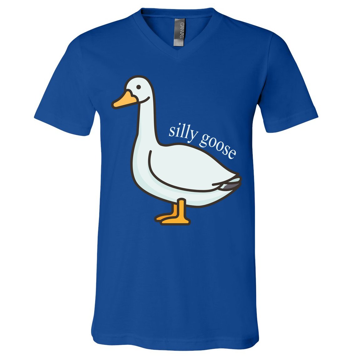 Silly Goose Funny V-Neck T-Shirt