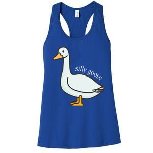 Silly Goose Funny Women's Racerback Tank