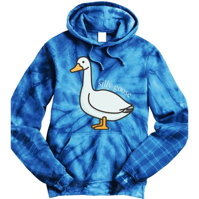 Silly Goose Funny Tie Dye Hoodie