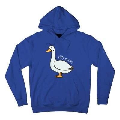 Silly Goose Funny Tall Hoodie