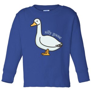 Silly Goose Funny Toddler Long Sleeve Shirt