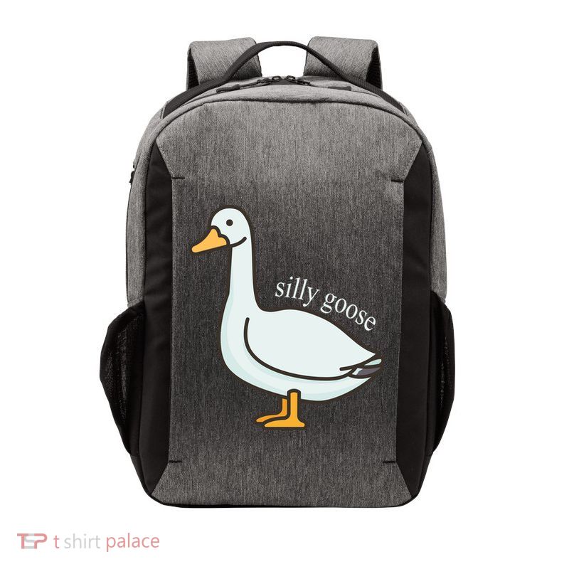 Silly Goose Funny Vector Backpack