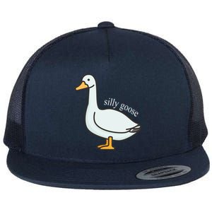 Silly Goose Funny Flat Bill Trucker Hat