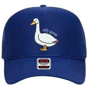 Silly Goose Funny High Crown Mesh Back Trucker Hat