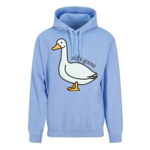 Silly Goose Funny Unisex Surf Hoodie