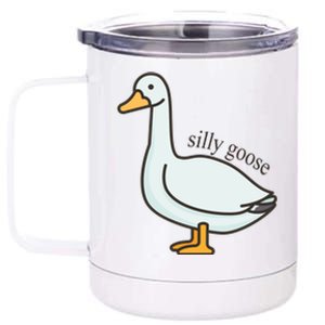 Silly Goose Funny 12 oz Stainless Steel Tumbler Cup