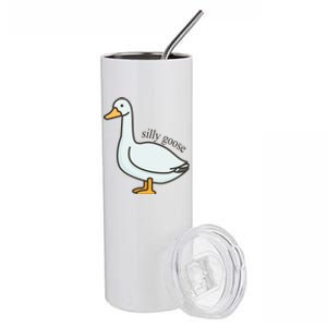 Silly Goose Funny Stainless Steel Tumbler