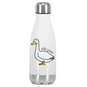 Silly Goose Funny Stainless Steel Insulated Water Bottle