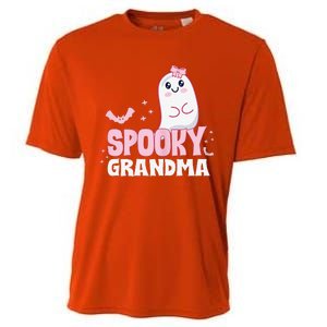 Spooky Grandma Family Cute Pink White Ghost Boo Halloween Cooling Performance Crew T-Shirt