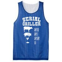 Serial Griller Fathers Day Funny Grilling Grill Bbq Master Gift Mesh Reversible Basketball Jersey Tank