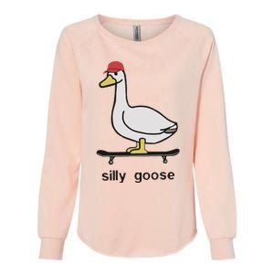 Silly Goose Funny Womens California Wash Sweatshirt