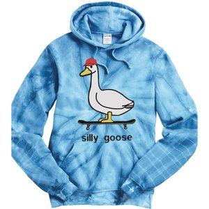 Silly Goose Funny Tie Dye Hoodie