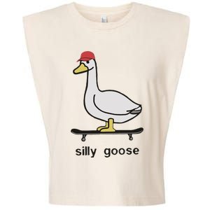 Silly Goose Funny Garment-Dyed Women's Muscle Tee