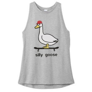 Silly Goose Funny Ladies PosiCharge Tri-Blend Wicking Tank