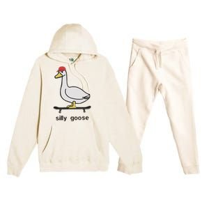 Silly Goose Funny Premium Hooded Sweatsuit Set