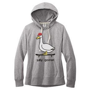 Silly Goose Funny Women's Fleece Hoodie