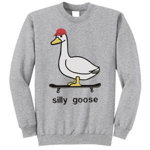 Silly Goose Funny Tall Sweatshirt