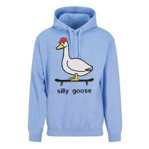 Silly Goose Funny Unisex Surf Hoodie