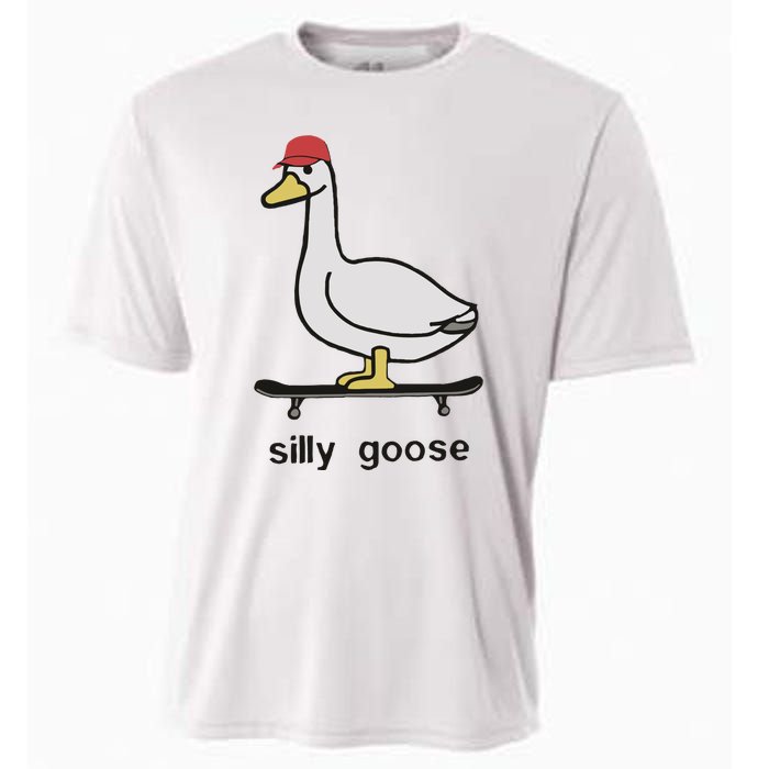 Silly Goose Funny Cooling Performance Crew T-Shirt