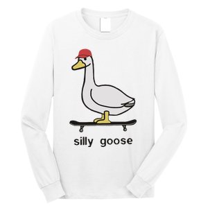 Silly Goose Funny Long Sleeve Shirt