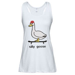 Silly Goose Funny Ladies Essential Flowy Tank