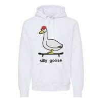 Silly Goose Funny Premium Hoodie