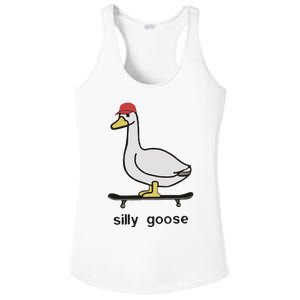 Silly Goose Funny Ladies PosiCharge Competitor Racerback Tank