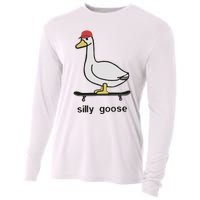 Silly Goose Funny Cooling Performance Long Sleeve Crew