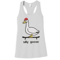 Silly Goose Funny Women's Racerback Tank