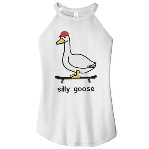 Silly Goose Funny Women's Perfect Tri Rocker Tank