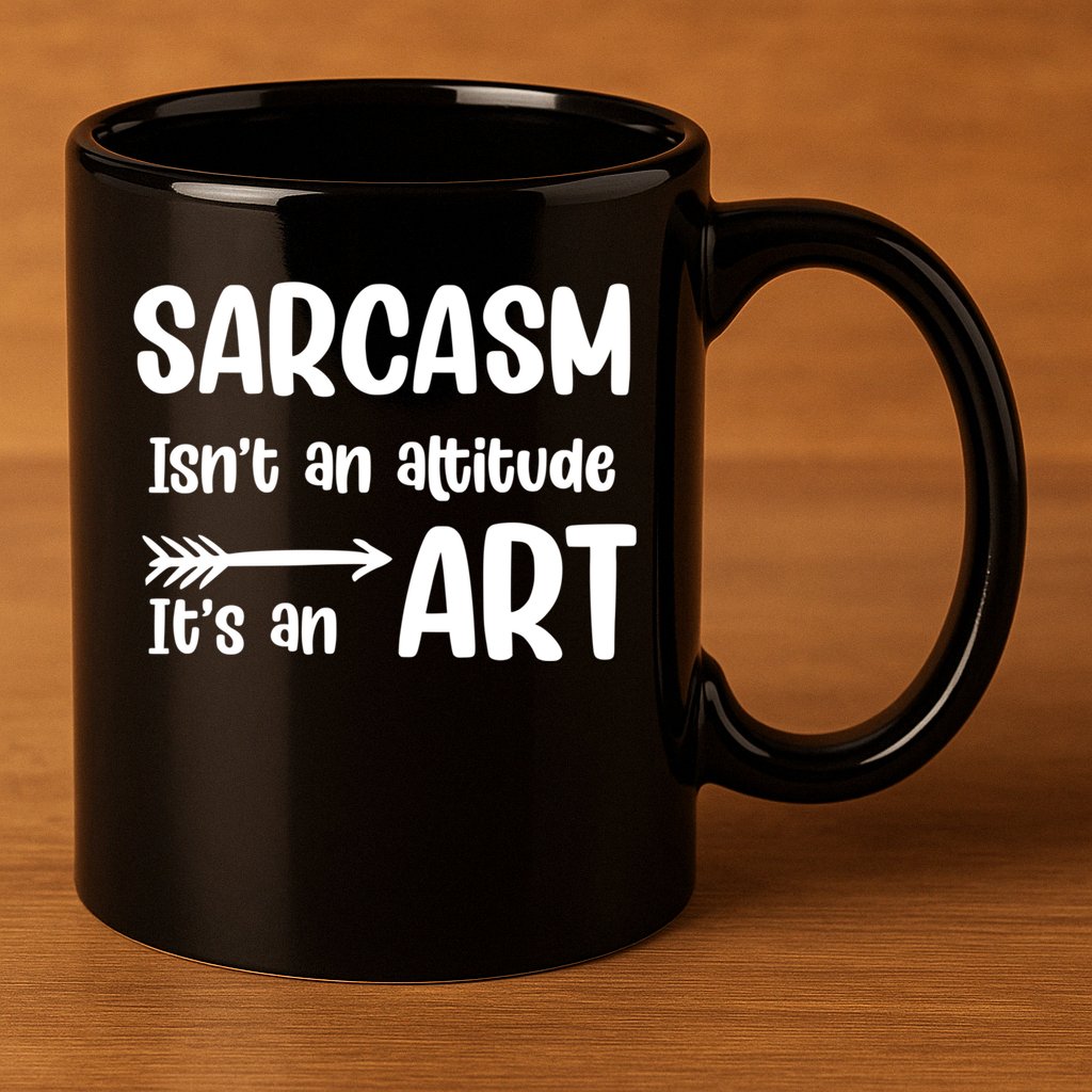 Sarcasm Gift for Teens, Tweens, Girl- Funny Sarcastic 11oz C Handle Ceramic Mug