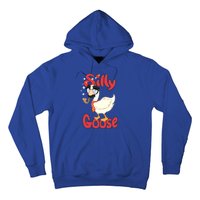 Silly Goose Funny Duck Cute Vintage Gift Hoodie