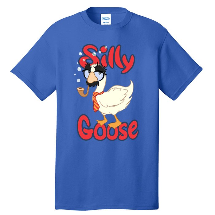 Silly Goose Funny Duck Cute Vintage Gift Tall T-Shirt