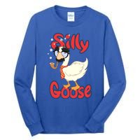 Silly Goose Funny Duck Cute Vintage Gift Tall Long Sleeve T-Shirt