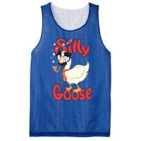 Silly Goose Funny Duck Cute Vintage Gift Mesh Reversible Basketball Jersey Tank