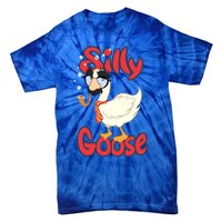 Silly Goose Funny Duck Cute Vintage Gift Tie-Dye T-Shirt