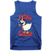 Silly Goose Funny Duck Cute Vintage Gift Tank Top