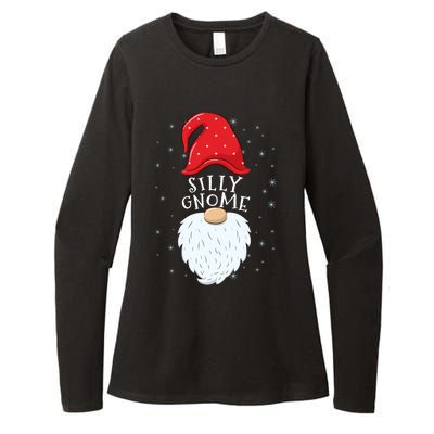 Silly Gnome Funny Matching Family Group Christmas Cute Gift Womens CVC Long Sleeve Shirt