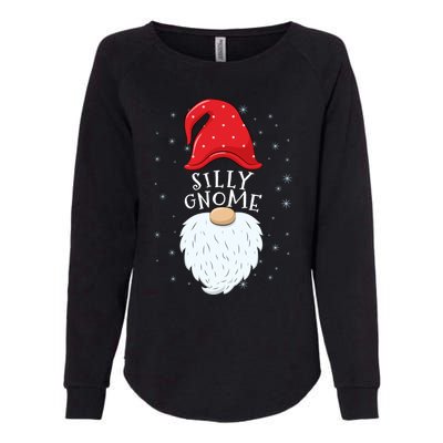 Silly Gnome Funny Matching Family Group Christmas Cute Gift Womens California Wash Sweatshirt