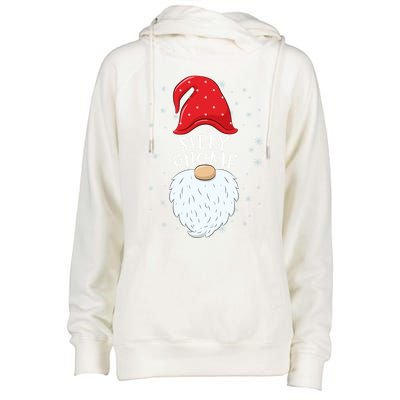 Silly Gnome Funny Matching Family Group Christmas Cute Gift Womens Funnel Neck Pullover Hood