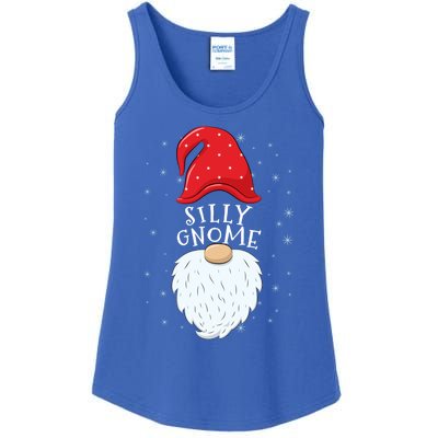 Silly Gnome Funny Matching Family Group Christmas Cute Gift Ladies Essential Tank