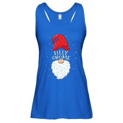 Silly Gnome Funny Matching Family Group Christmas Cute Gift Ladies Essential Flowy Tank