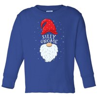 Silly Gnome Funny Matching Family Group Christmas Cute Gift Toddler Long Sleeve Shirt