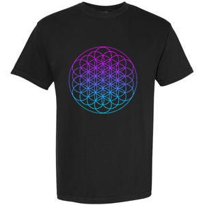 Sacred Geometry Flower Of Life Garment-Dyed Heavyweight T-Shirt