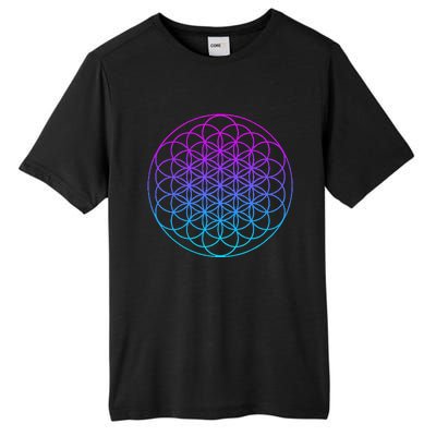 Sacred Geometry Flower Of Life Tall Fusion ChromaSoft Performance T-Shirt