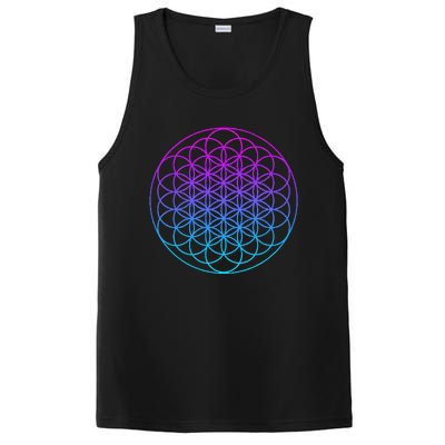 Sacred Geometry Flower Of Life PosiCharge Competitor Tank