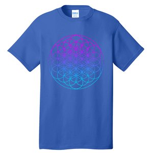 Sacred Geometry Flower Of Life Tall T-Shirt