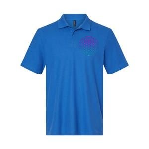 Sacred Geometry Flower Of Life Softstyle Adult Sport Polo