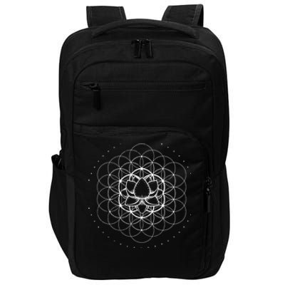 Sacred Geometry Flower Of Life Yoga Lotus Dmt Dala Chakra Gift Impact Tech Backpack